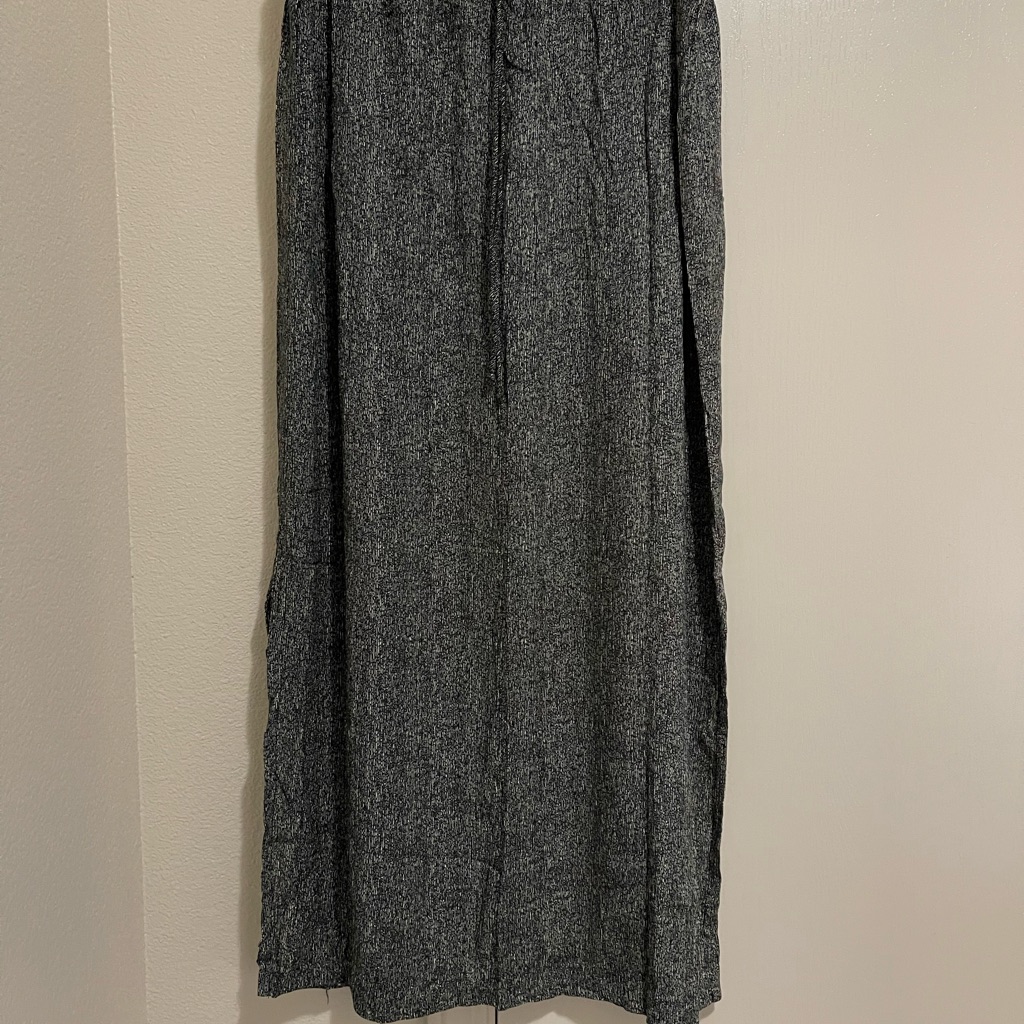 Byer California Gray Pencil Maxi Skirt With Slit Size L New With Tags